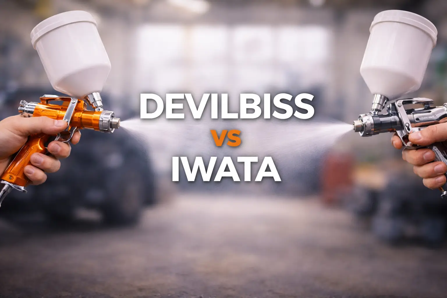 Devilbiss vs Iwata Spray guns