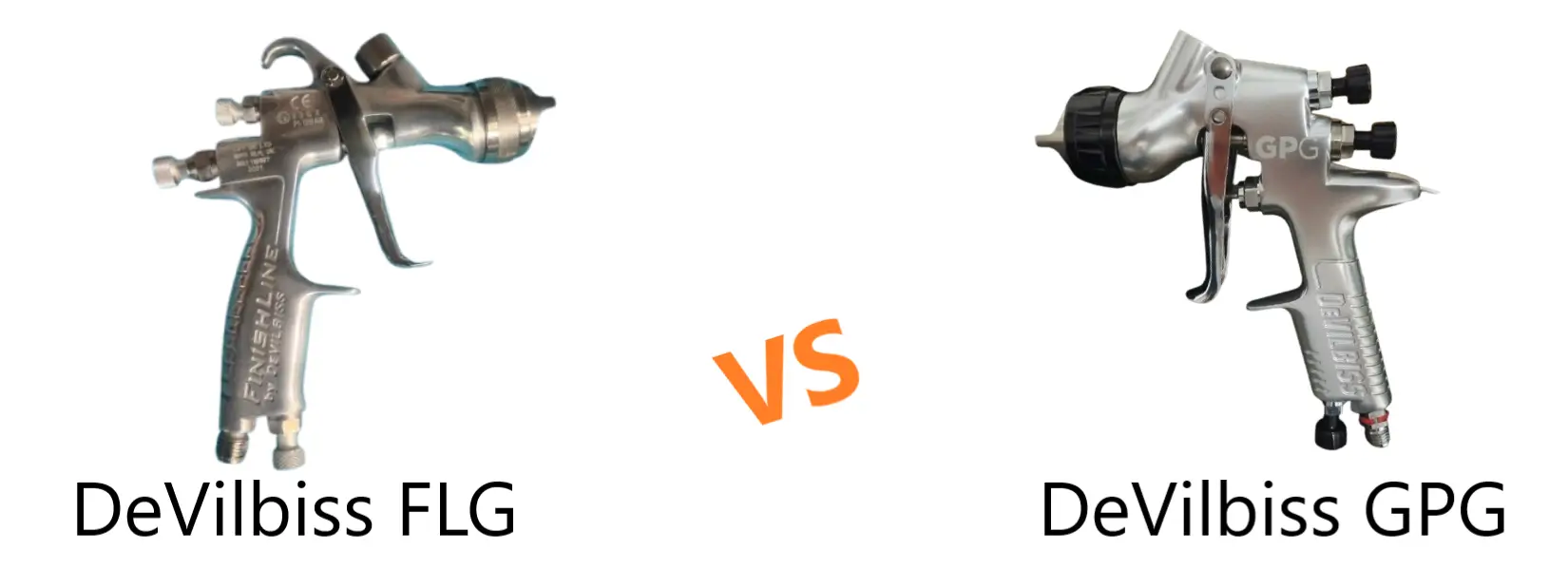 DeVilbiss GPG vs DeVilbiss FLG Spray guns